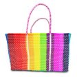 Colors For Good Jumbo Recycled Woven Tote Bag - Rainbow For Sale