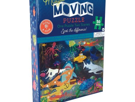 Jigsaw Puzzle - 50 pc Magic Moving Deep Sea on Sale