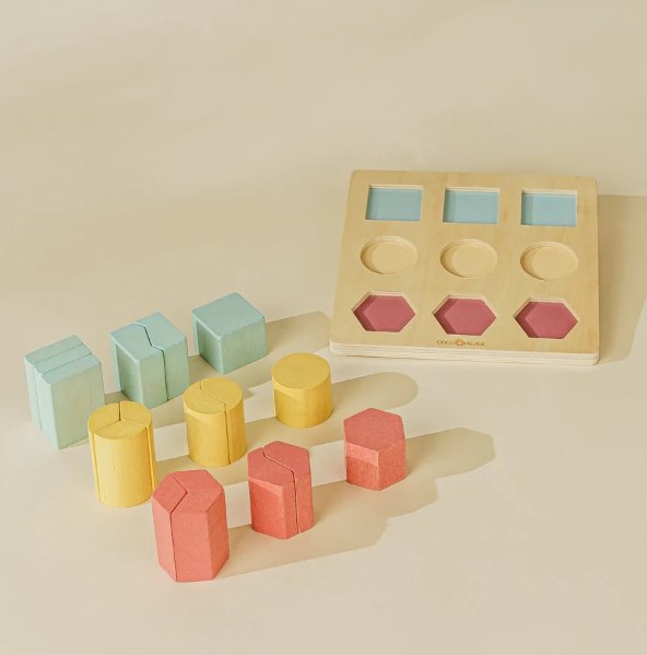 3D Wooden Shapes to Assemble For Sale