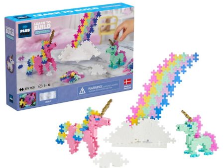 275 pc Plus-Plus Learn to Build - Unicorns Set Hot on Sale