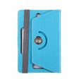 8 inch Tablets Leather Case Crazy Horse Texture 360 Degrees Rotation Protective Case Shell with Holder for Galaxy Tab S2 8.0 T715   T710, Cube U16GT, ONDA Vi30W, Teclast P86(Baby Blue) Supply