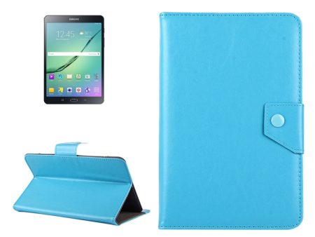 8 inch Tablets Leather Case Crazy Horse Texture Protective Case Shell with Holder for Galaxy Tab S2 8.0 T715   T710, Cube U16GT, ONDA Vi30W, Teclast P86(Baby Blue) Sale