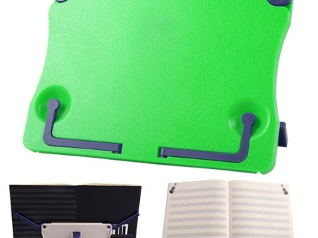 Portable Foldable Desktop Music Stand(Green) on Sale