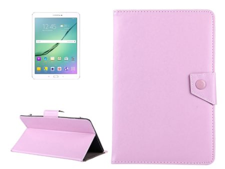 10 inch Tablets Leather Case Crazy Horse Texture Protective Case Shell with Holder for Asus ZenPad 10 Z300C, Huawei MediaPad M2 10.0-A01W, Cube IWORK10(Pink) Fashion