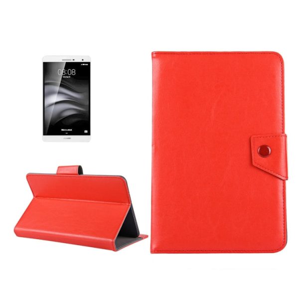 7 inch Tablets Leather Case Crazy Horse Texture Protective Case Shell with Holder for Galaxy Tab A 7.0 (2016)   T280 & Tab 4 7.0   T230 & Tab Q T2558, Colorfly G708, Asus ZenPad 7.0 Z370CG, Huawei MediaPad T1 7.0   T1-701u(Red) Online now