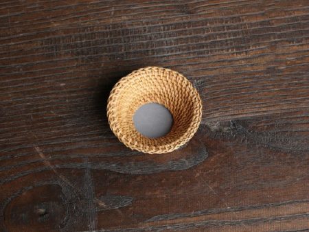 Bamboo Woven Creative Filter Reusable Filter Tea Colander Gadget, Style:Rattan Tea Drain without Handle Discount