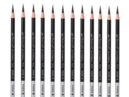 1 Box Marco Pencil Sketch Brush Art Painting Tool, Style: 7010 Black Hard Carbon Online Hot Sale