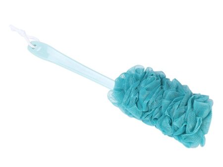 Thick Non-slip Long Handle Bath Brush Bath Rub(Blue) Online now