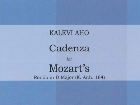 Cadenza for Rondo In D Major (K. Anh. 184) by W.A. Mozart Discount